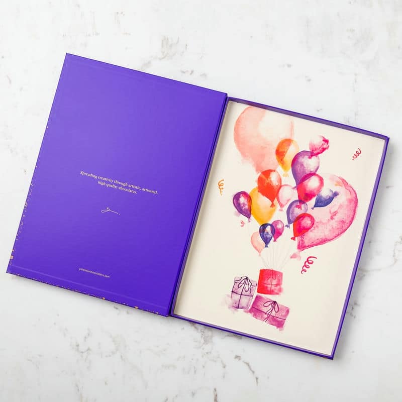 Blue Box Birthday Day Illustration