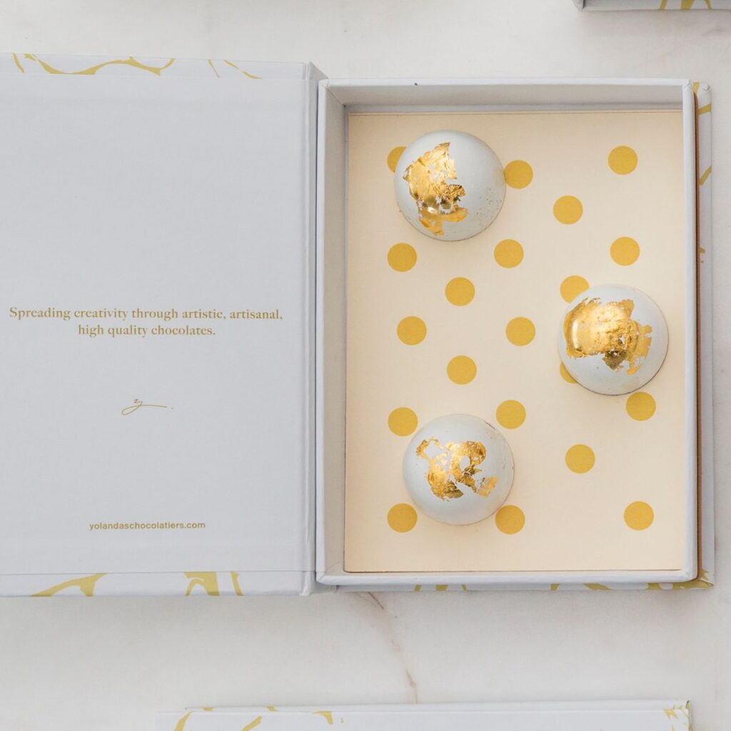Wedding Box Gold bonbons