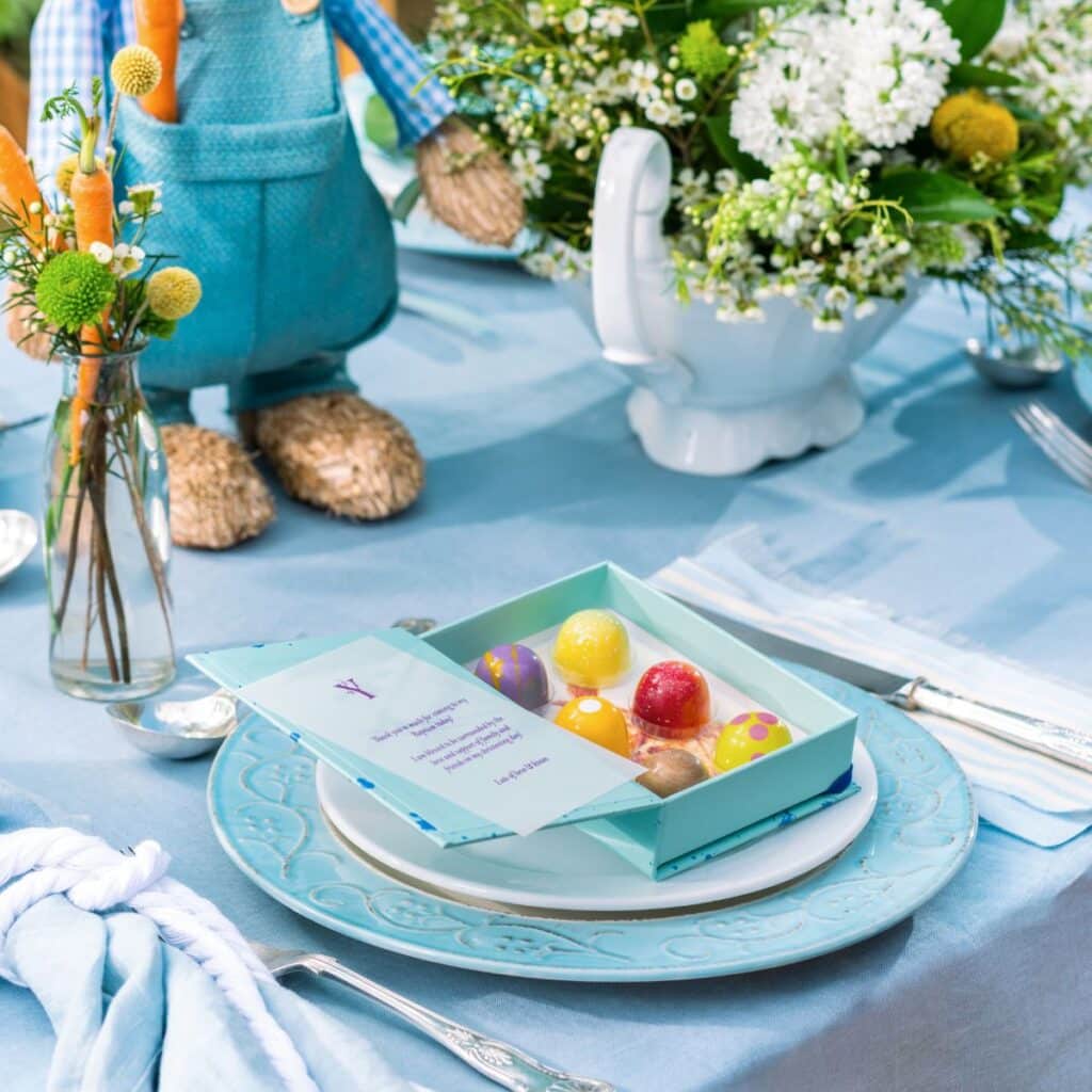 Christenings blue box custom message